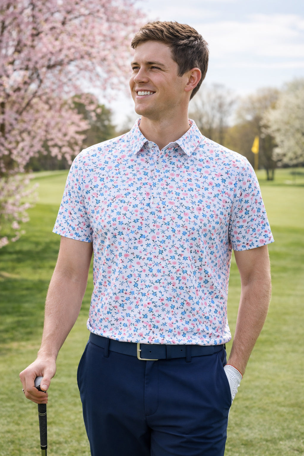 Spring Floral - Polo