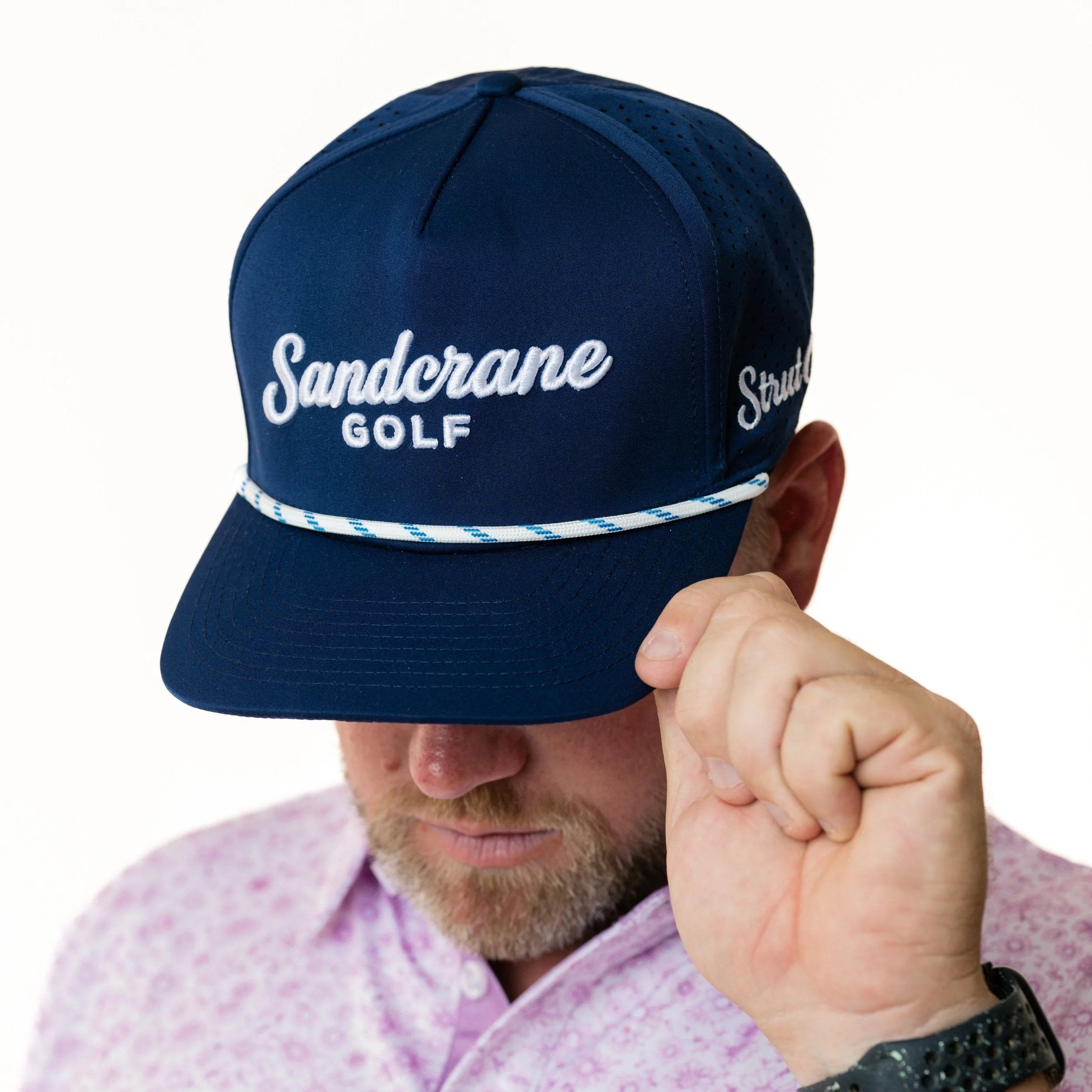 Sandcrane Script - 5-Panel Rope Hat